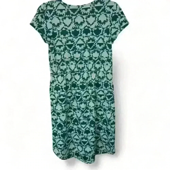 LuLaRoe Girl's Fit & Flare Dress Size 12 Green Short Sleeve Casual - Picture 3 of 7